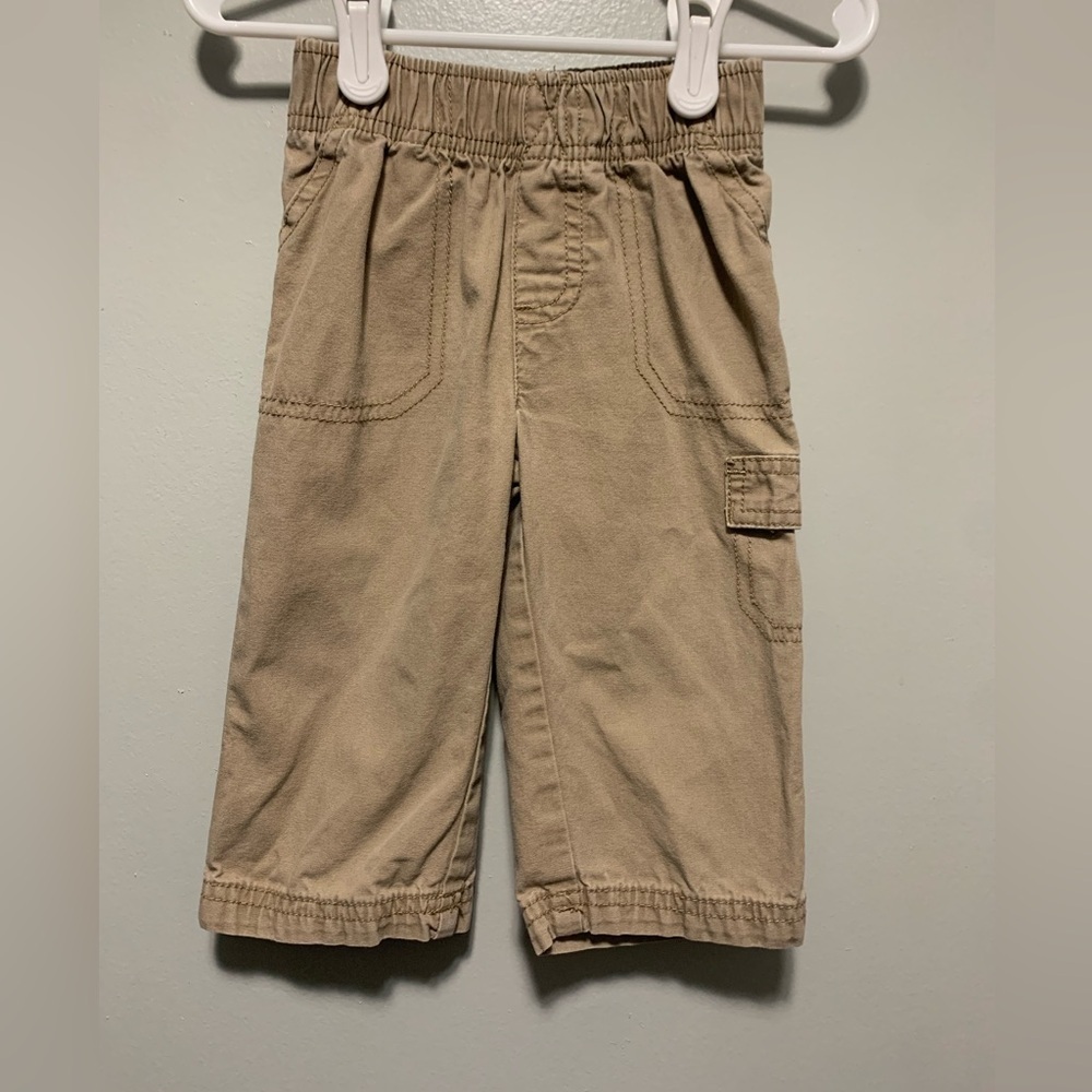 Jumping Beans 12M khaki cargo pants for baby